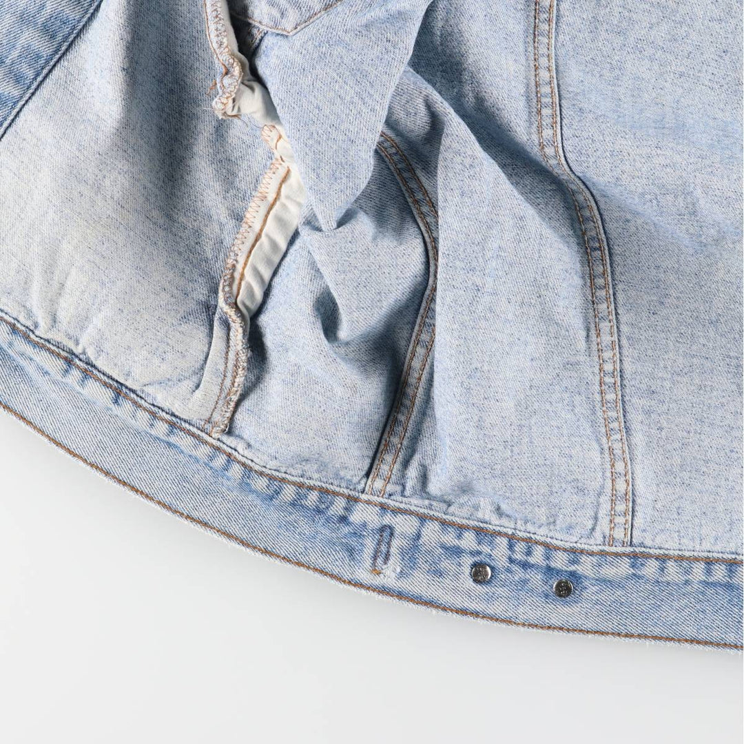 90'S Levi's 70507-4890 denim jacket, denim jacket, made in the USA, men's size L, vintage cotton blue type Vintage Second Hand