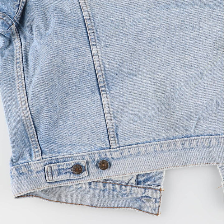 90'S Levi's 70507-4890 denim jacket, denim jacket, made in the USA, men's size L, vintage cotton blue type Vintage Second Hand