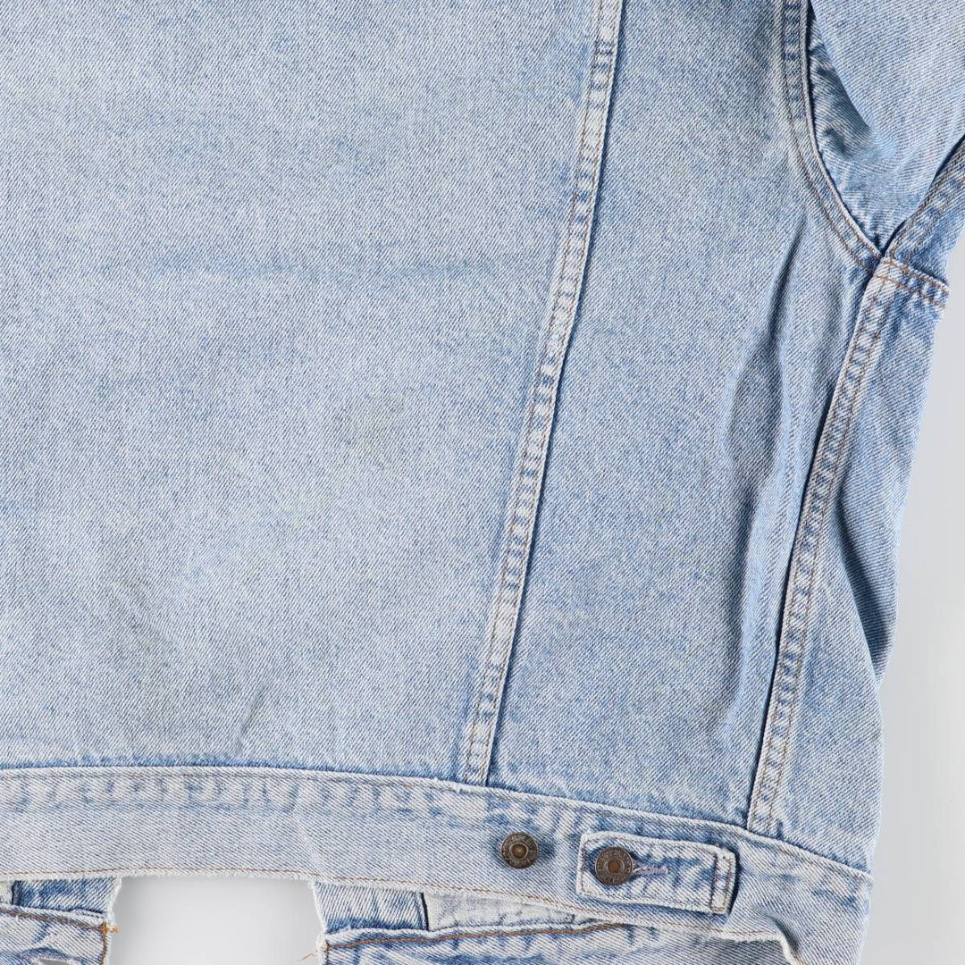 90'S Levi's 70507-4890 denim jacket, denim jacket, made in the USA, men's size L, vintage cotton blue type Vintage Second Hand