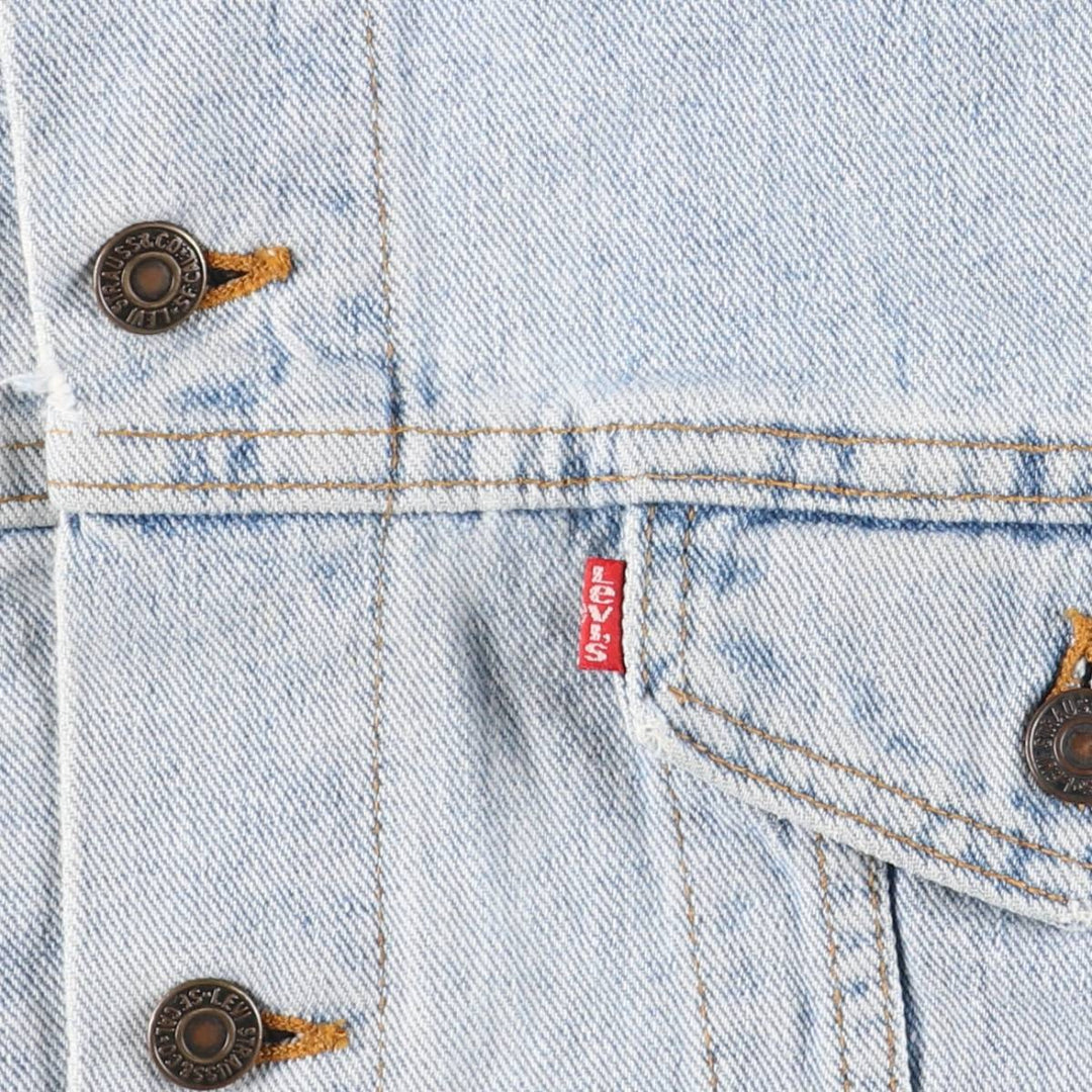 90'S Levi's 70507-4834 denim jacket, denim jacket, made in USA, men's XL size, vintage cotton blue type Vintage Second Hand