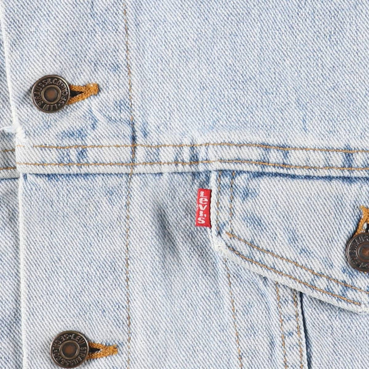 90'S Levi's 70507-4834 denim jacket, denim jacket, made in USA, men's XL size, vintage cotton blue type Vintage Second Hand