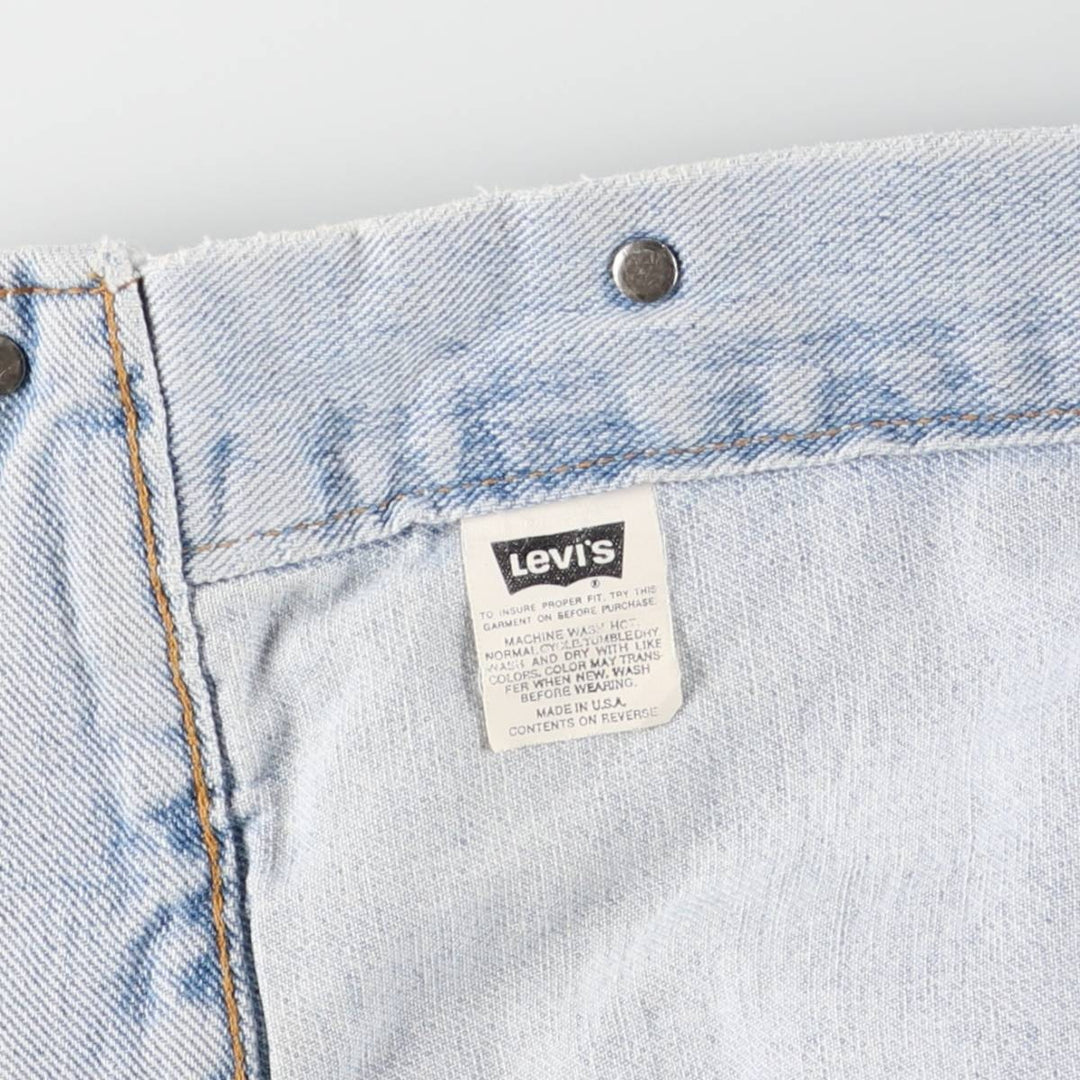 90'S Levi's 70507-4834 denim jacket, denim jacket, made in USA, men's XL size, vintage cotton blue type Vintage Second Hand