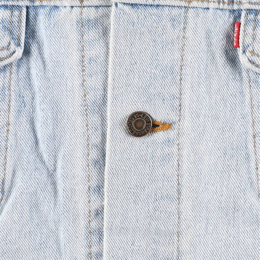 90'S Levi's 70507-4834 denim jacket, denim jacket, made in USA, men's XL size, vintage cotton blue type Vintage Second Hand