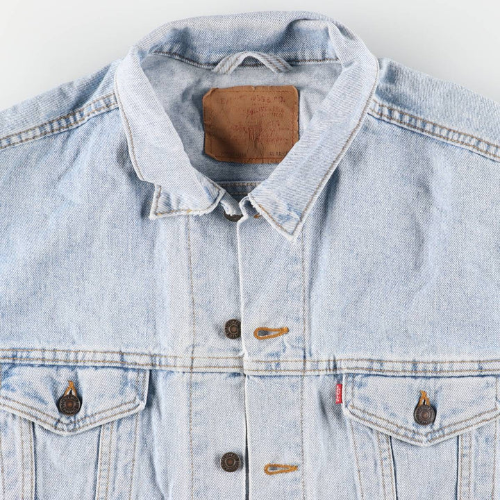 90'S Levi's 70507-4834 denim jacket, denim jacket, made in USA, men's XL size, vintage cotton blue type Vintage Second Hand