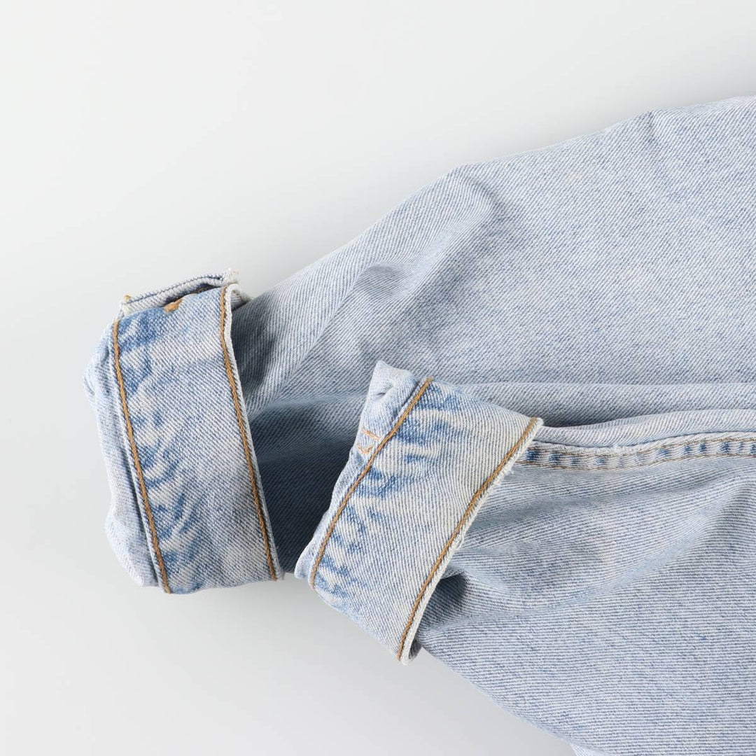 90'S Levi's 70507-4834 denim jacket, denim jacket, made in USA, men's XL size, vintage cotton blue type Vintage Second Hand