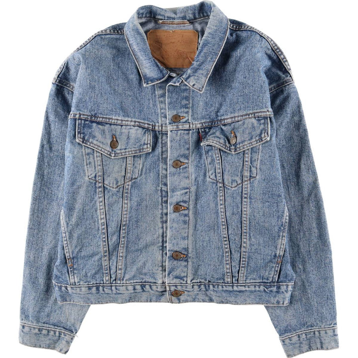 90'S Levi's 70598-4891 denim jacket, made in the USA, men's size L, vintage cotton blue type Vintage Second Hand