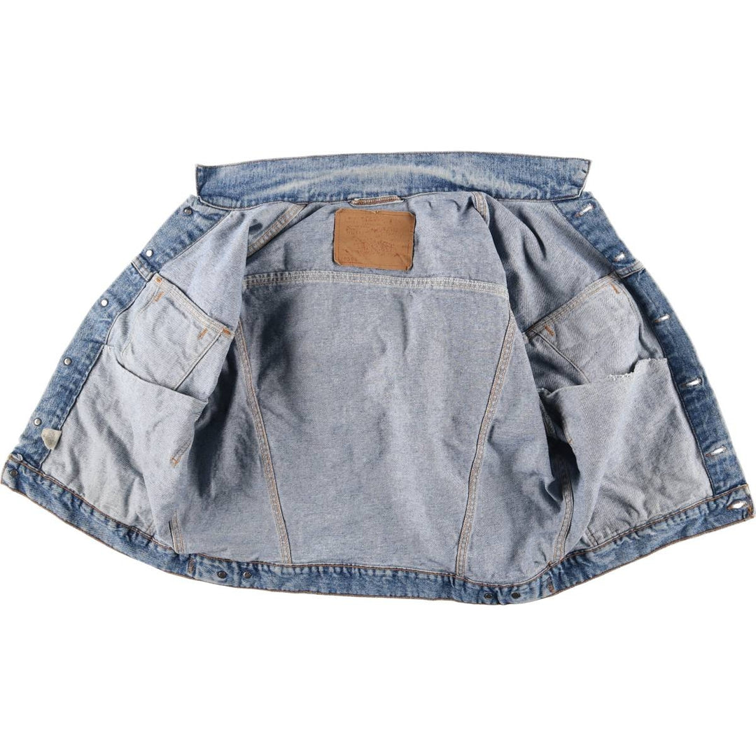 90'S Levi's 70598-4891 denim jacket, made in the USA, men's size L, vintage cotton blue type Vintage Second Hand
