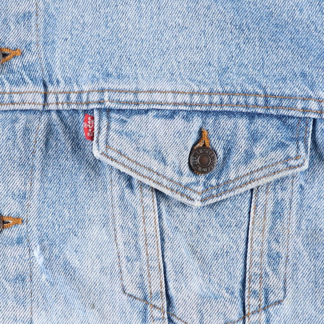 Vintage 80s-90'S Levi's 70507-4890 denim jacket, made in the USA, size XL. cotton blue type Vintage Second Hand