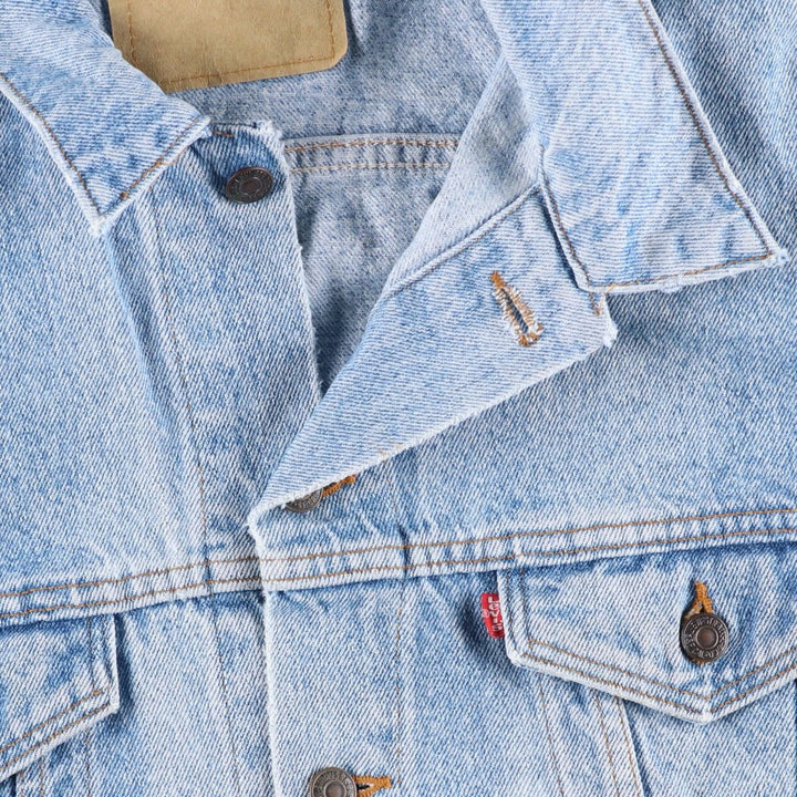 Vintage 80s-90'S Levi's 70507-4890 denim jacket, made in the USA, size XL. cotton blue type Vintage Second Hand