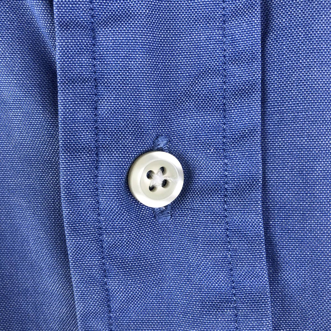 Ralph Lauren POLO by Ralph Lauren LOWELL long sleeve cotton shirt, men's size L cotton blue type Vintage Second Hand