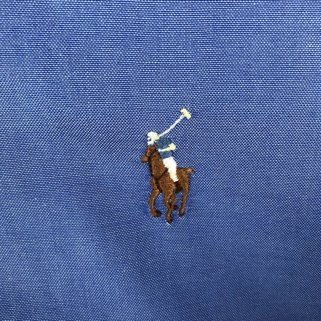 Ralph Lauren POLO by Ralph Lauren LOWELL long sleeve cotton shirt, men's size L cotton blue type Vintage Second Hand