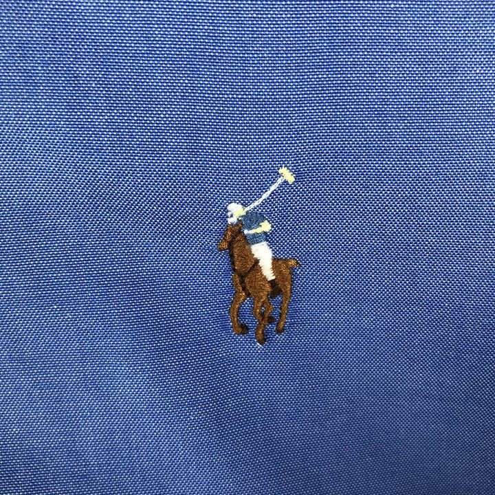 Ralph Lauren POLO by Ralph Lauren LOWELL long sleeve cotton shirt, men's size L cotton blue type Vintage Second Hand