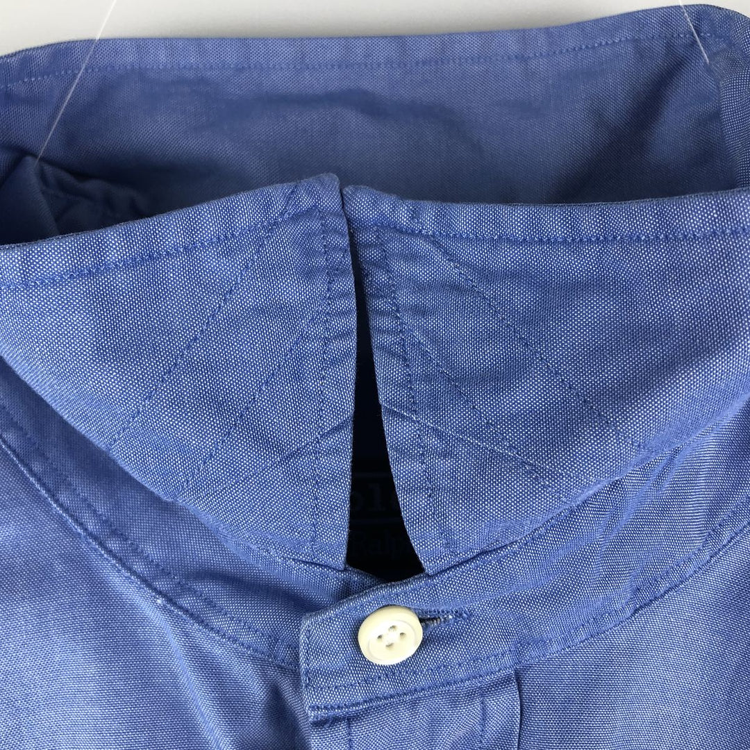 Ralph Lauren POLO by Ralph Lauren LOWELL long sleeve cotton shirt, men's size L cotton blue type Vintage Second Hand
