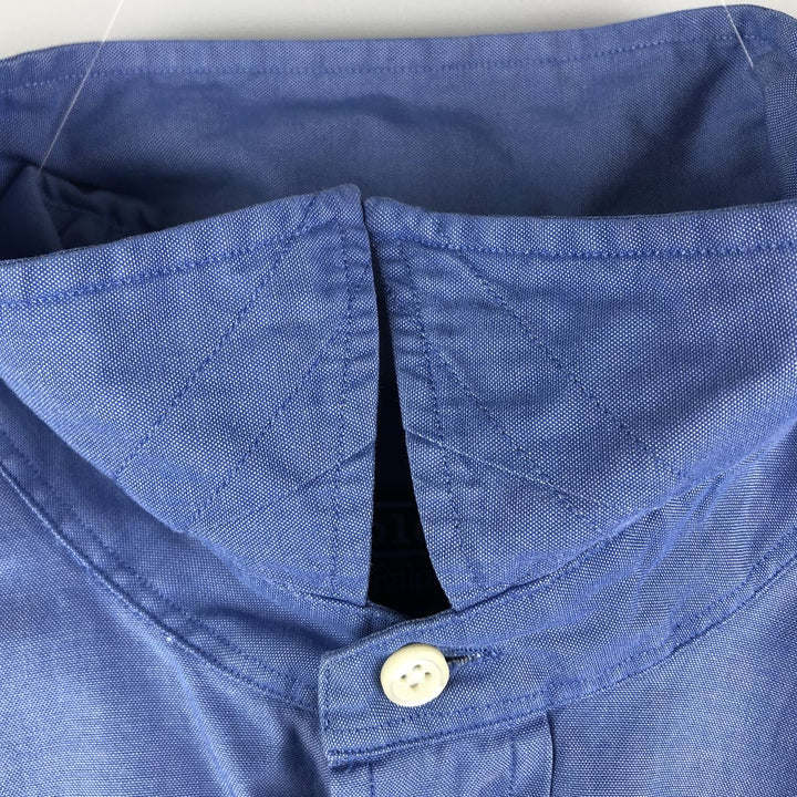 Ralph Lauren POLO by Ralph Lauren LOWELL long sleeve cotton shirt, men's size L cotton blue type Vintage Second Hand