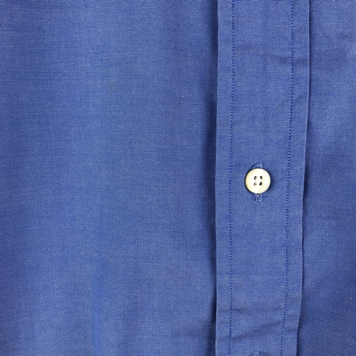 Ralph Lauren POLO by Ralph Lauren LOWELL long sleeve cotton shirt, men's size L cotton blue type Vintage Second Hand