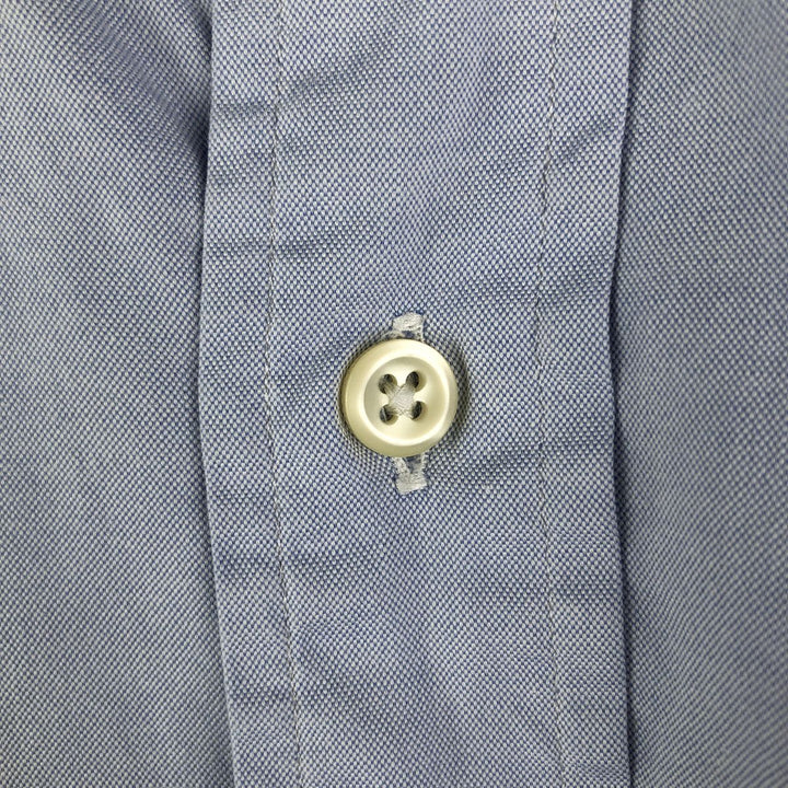 Ralph Lauren YARMOUTH long sleeve button down shirt, men's XL size cotton Blue type light blue Vintage Second Hand