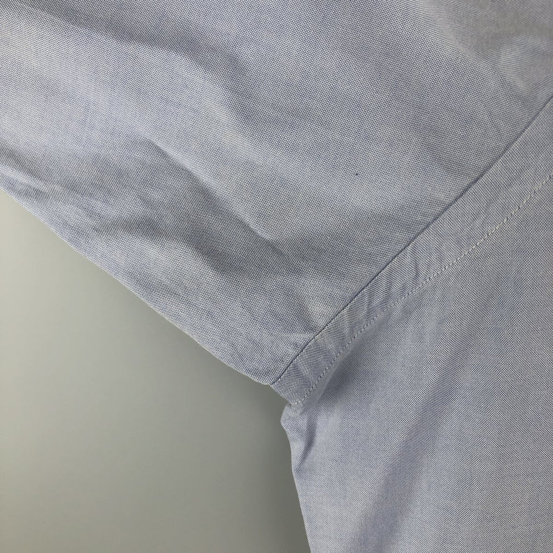 Ralph Lauren YARMOUTH long sleeve button down shirt, men's XL size cotton Blue type light blue Vintage Second Hand