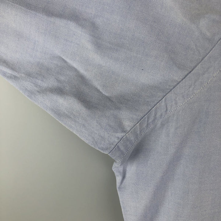 Ralph Lauren YARMOUTH long sleeve button down shirt, men's XL size cotton Blue type light blue Vintage Second Hand
