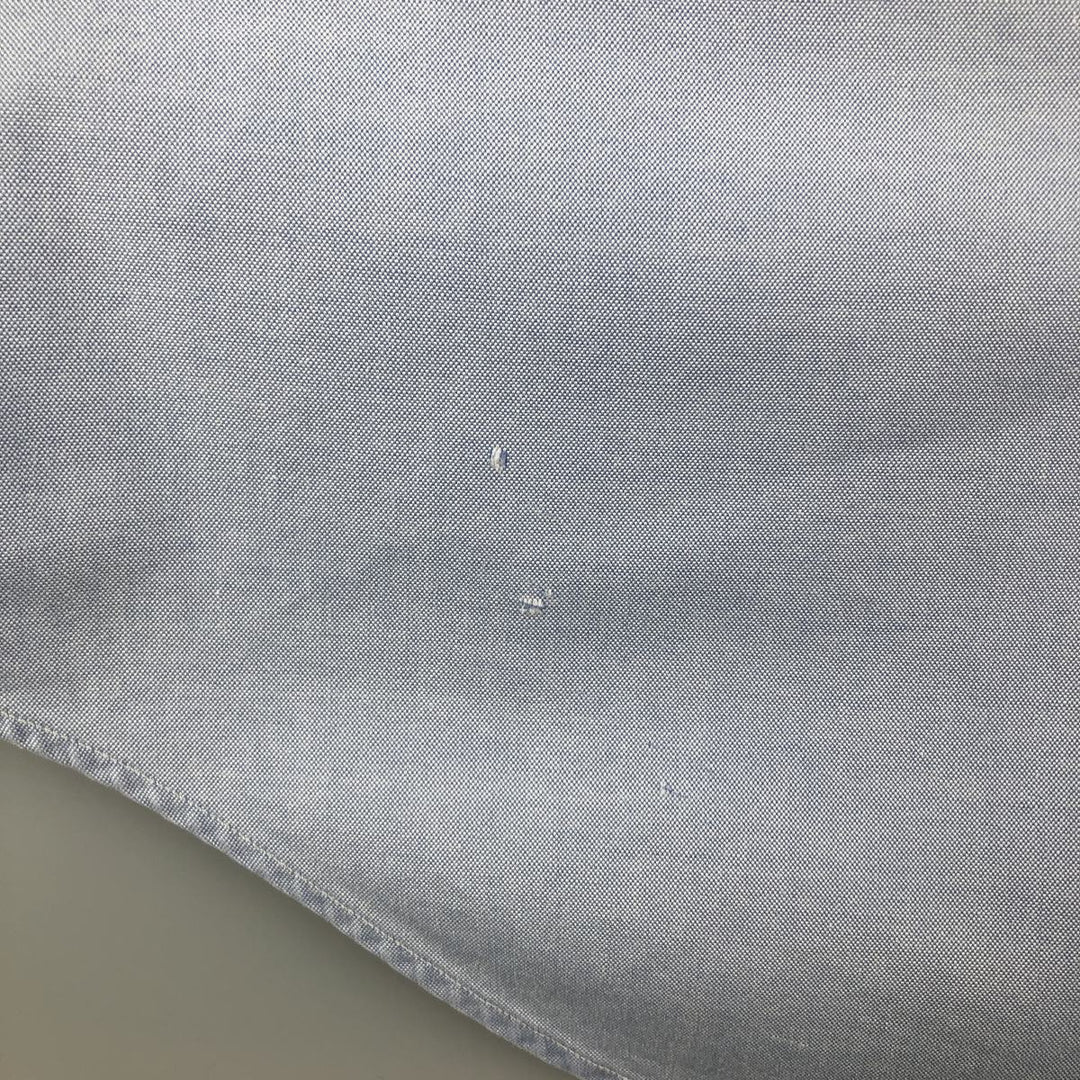 Ralph Lauren YARMOUTH long sleeve button down shirt, men's XL size cotton Blue type light blue Vintage Second Hand