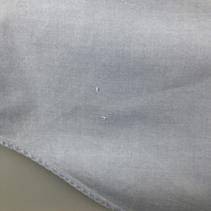 Ralph Lauren YARMOUTH long sleeve button down shirt, men's XL size cotton Blue type light blue Vintage Second Hand