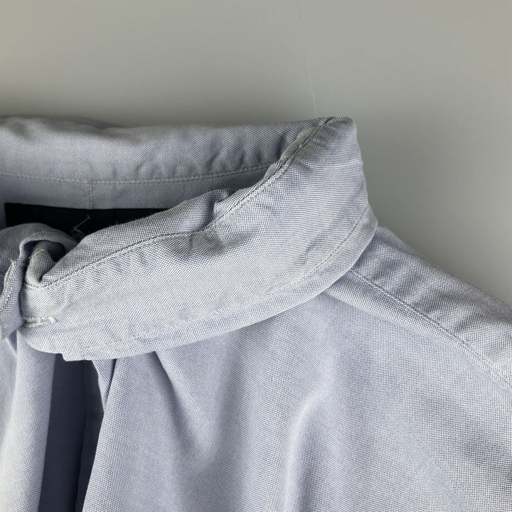 Ralph Lauren YARMOUTH long sleeve button down shirt, men's XL size cotton Blue type light blue Vintage Second Hand