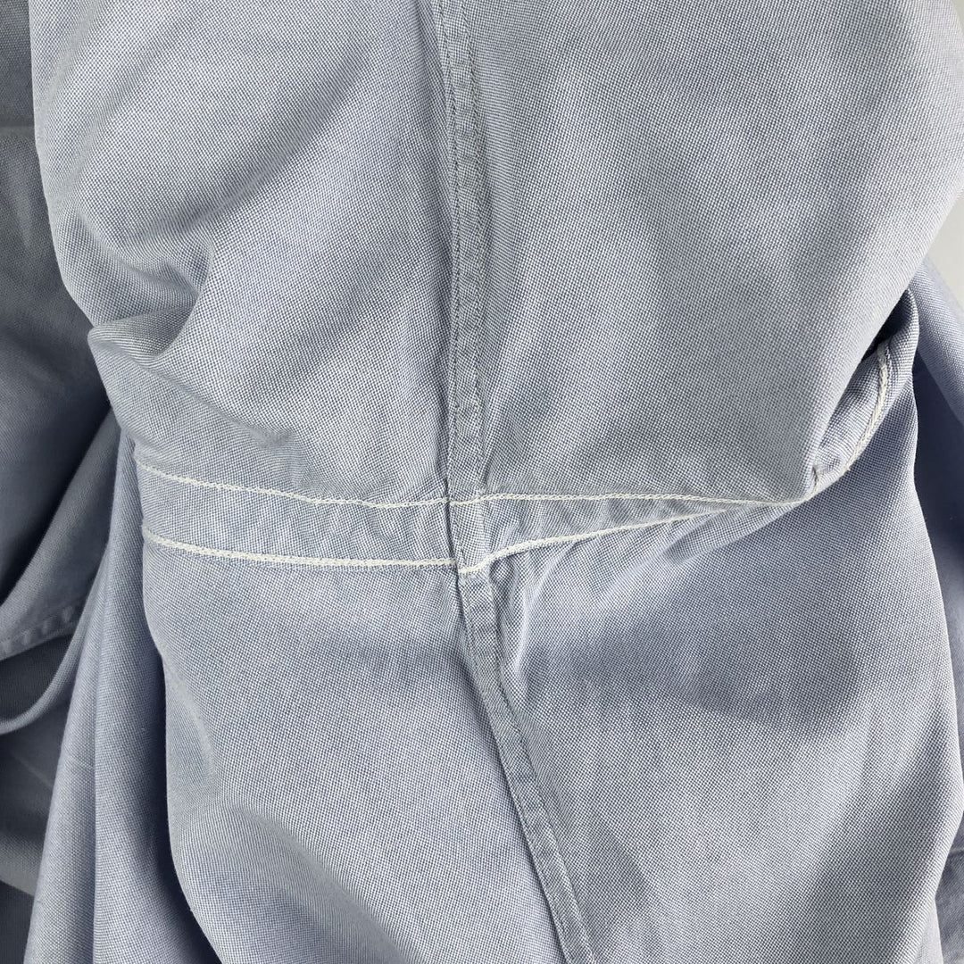 Ralph Lauren YARMOUTH long sleeve button down shirt, men's XL size cotton Blue type light blue Vintage Second Hand