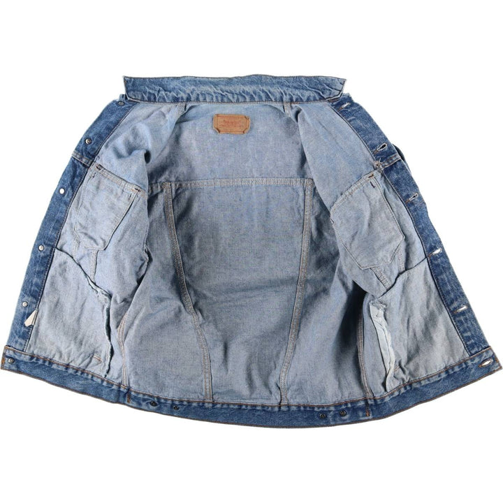 90'S Levi's 57508-0218 denim jacket, made in the USA, men's size XL, vintage cotton blue type Vintage Second Hand
