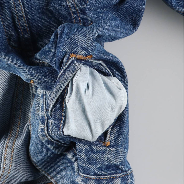 90'S Levi's 57508-0218 denim jacket, made in the USA, men's size XL, vintage cotton blue type Vintage Second Hand