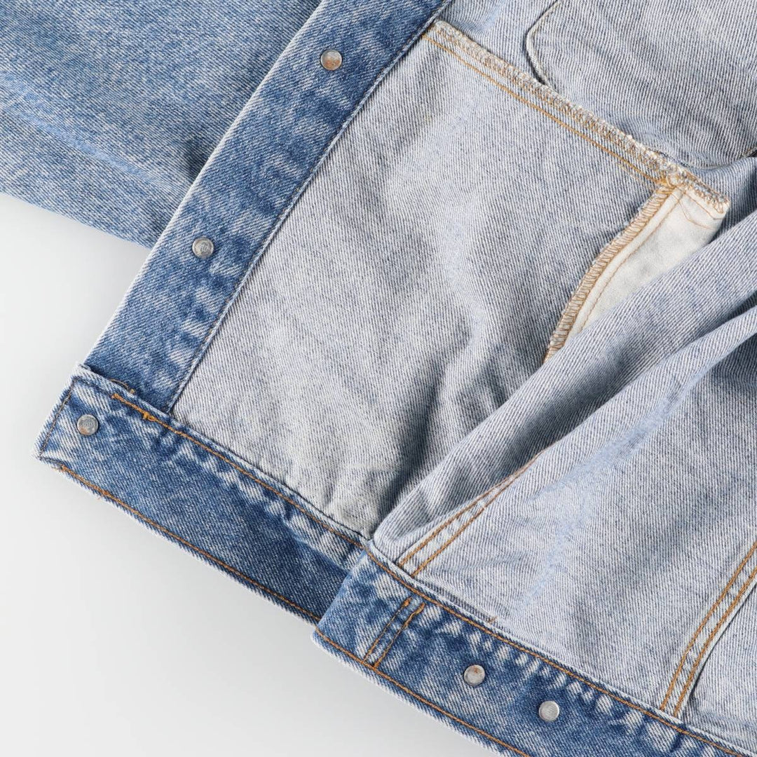 90'S Levi's 70507-0218 Denim Jacket, Made in USA, Men's Size XL, Vintage cotton blue type Vintage Second Hand