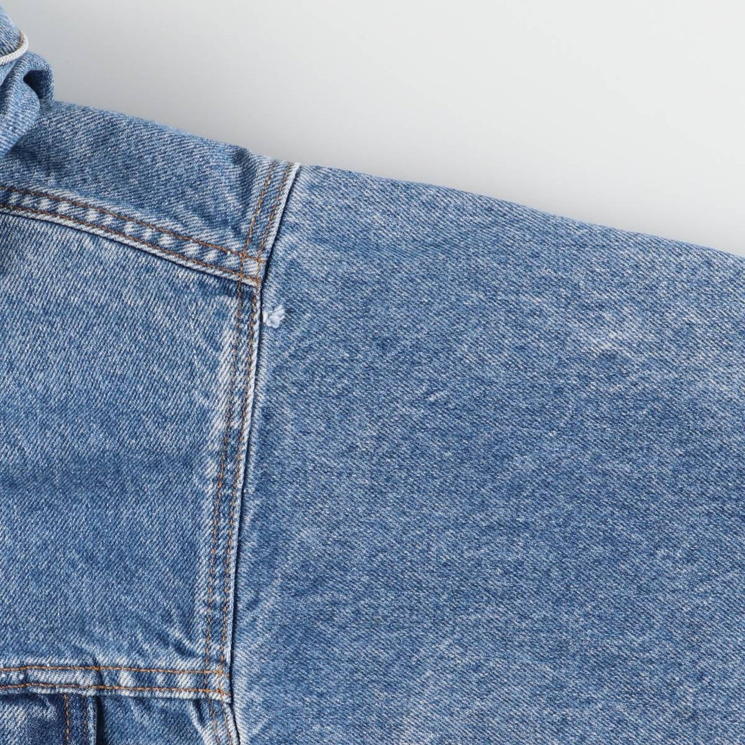 90'S Levi's 70507-0218 Denim Jacket, Made in USA, Men's Size XL, Vintage cotton blue type Vintage Second Hand