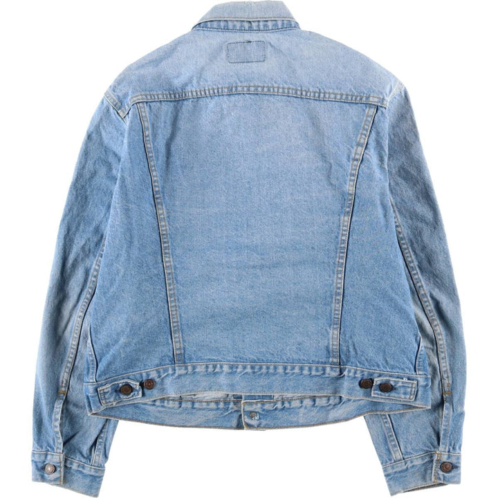 90'S Levi's 70506-0214 denim jacket, denim jacket, made in USA, men's size M, vintage cotton blue type Vintage Second Hand