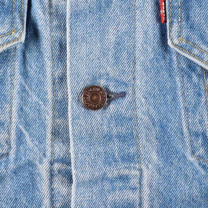 90'S Levi's 70506-0214 denim jacket, denim jacket, made in USA, men's size M, vintage cotton blue type Vintage Second Hand