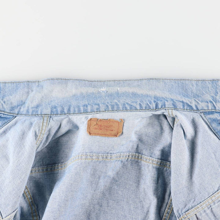 90'S Levi's 70506-0214 denim jacket, denim jacket, made in USA, men's size M, vintage cotton blue type Vintage Second Hand
