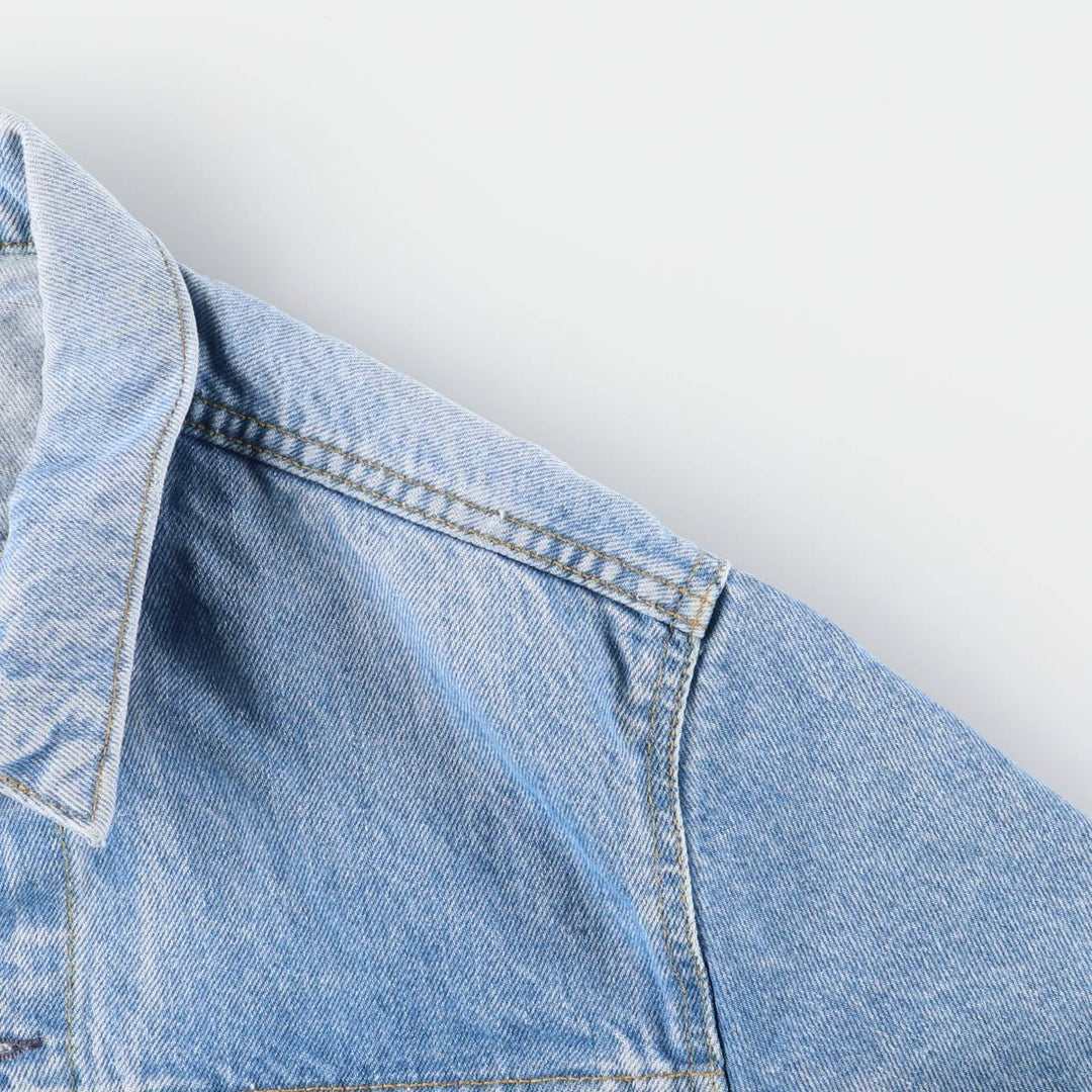 90'S Levi's 70506-0214 denim jacket, denim jacket, made in USA, men's size M, vintage cotton blue type Vintage Second Hand