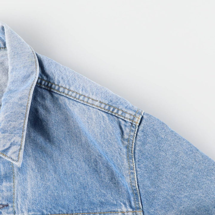 90'S Levi's 70506-0214 denim jacket, denim jacket, made in USA, men's size M, vintage cotton blue type Vintage Second Hand