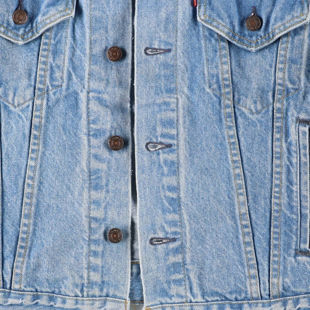 90'S Levi's 70506-0214 denim jacket, denim jacket, made in USA, men's size M, vintage cotton blue type Vintage Second Hand