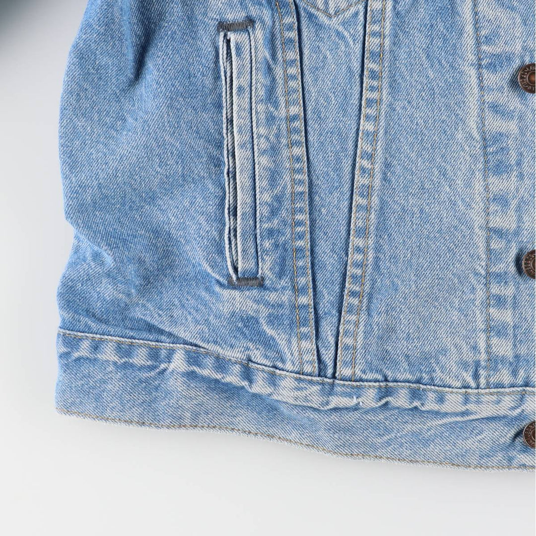 90'S Levi's 70506-0214 denim jacket, denim jacket, made in USA, men's size M, vintage cotton blue type Vintage Second Hand