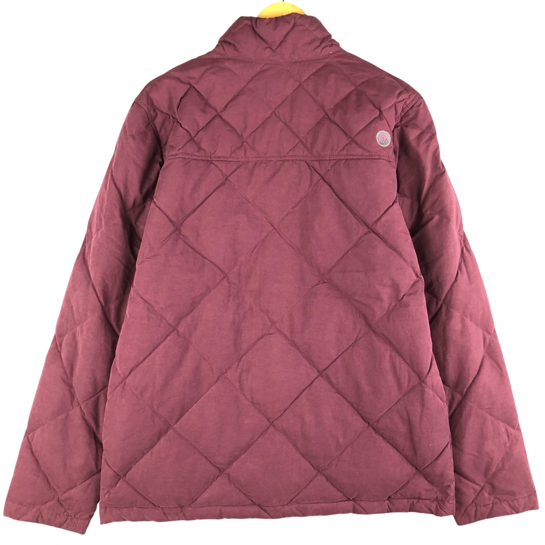 2000'S Marmot Quilted Down Jacket, Men's Size L polyester wine-red Vintage Second Hand