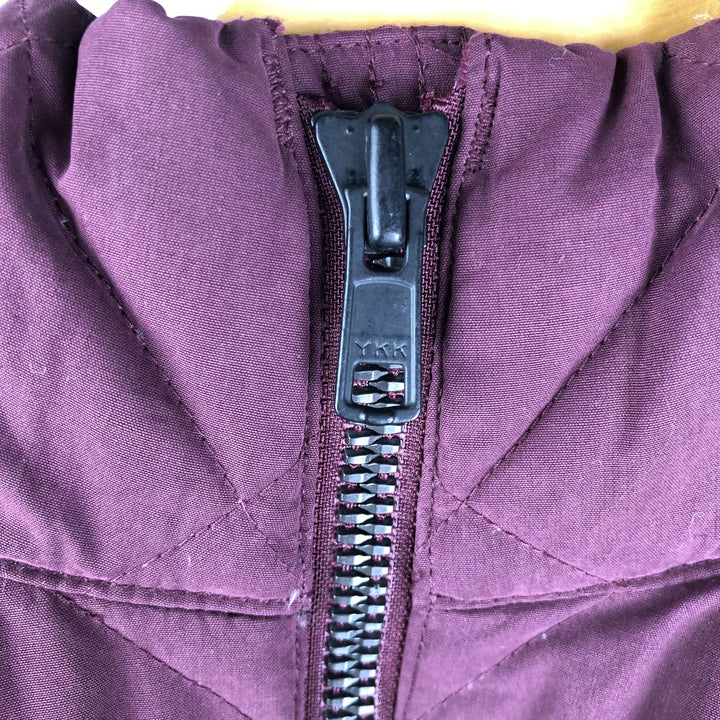 2000'S Marmot Quilted Down Jacket, Men's Size L polyester wine-red Vintage Second Hand