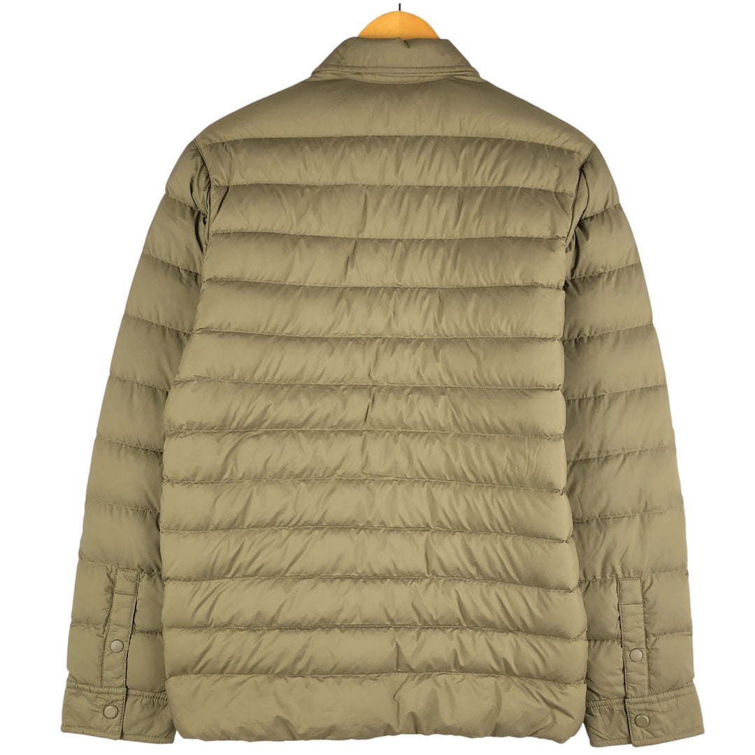 Patagonia Silent Down Shirt 27925FA19, Collared Down Jacket, Men's Size Small recycled polyester Khaki type Vintage Second Hand