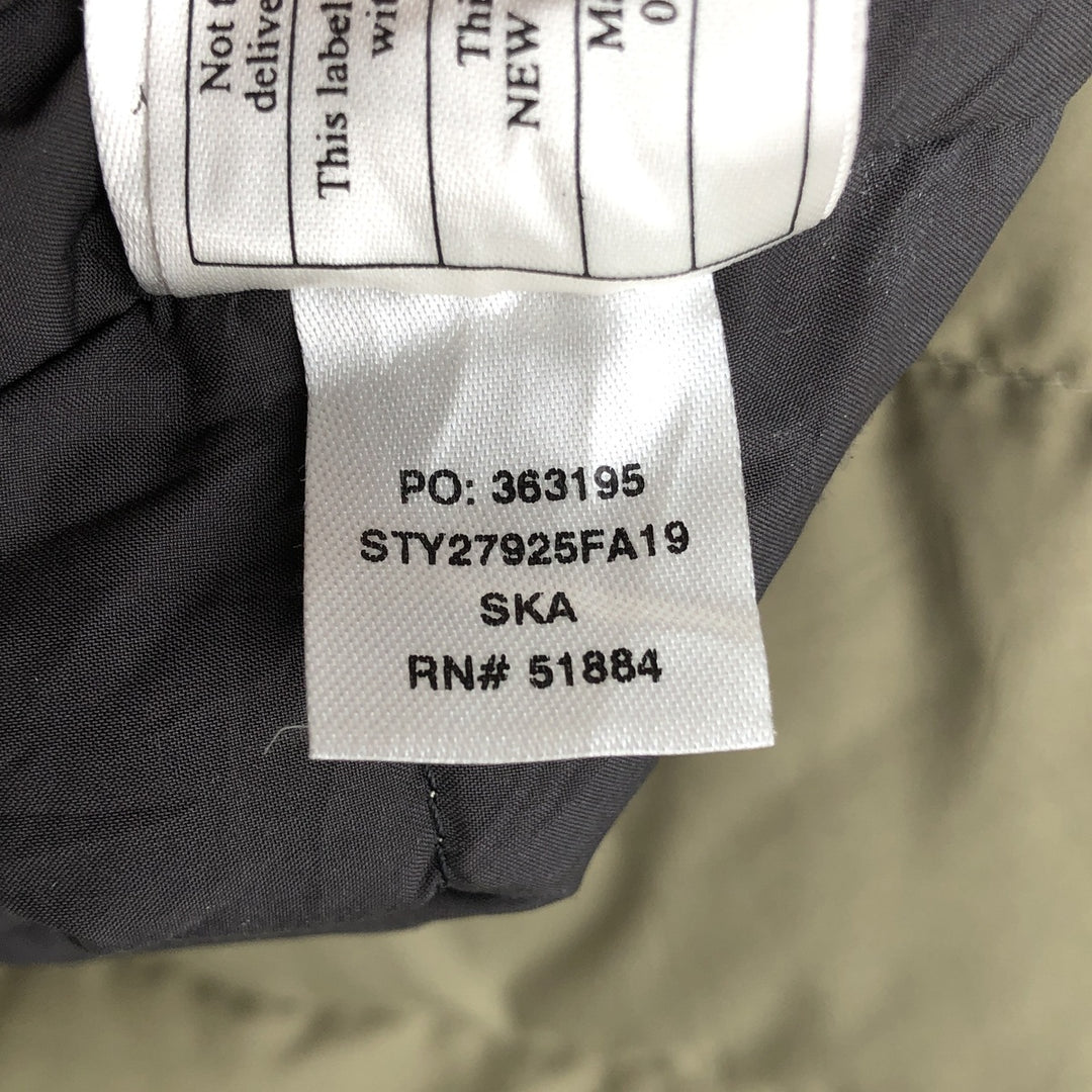 Patagonia Silent Down Shirt 27925FA19, Collared Down Jacket, Men's Size Small recycled polyester Khaki type Vintage Second Hand