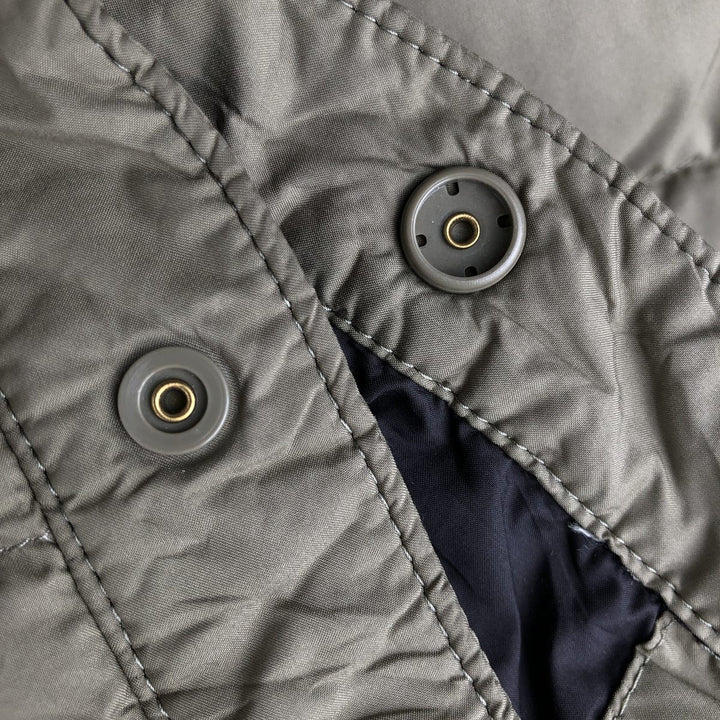 Patagonia Silent Down Shirt 27925FA19, Collared Down Jacket, Men's Size Small recycled polyester Khaki type Vintage Second Hand