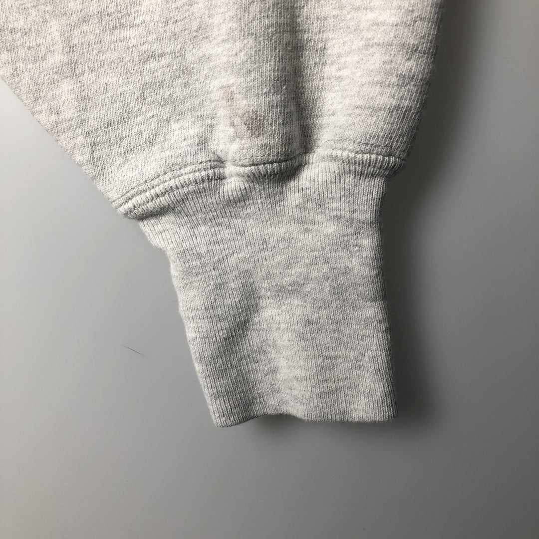 90'S Champion Reverse Weave Embroidered Tag Triple Print College Sweatshirt Trainer Made in USA Men's XXL cotton gray type Vintage Second Hand