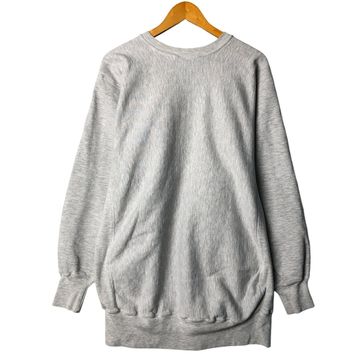 Big size 90'S Champion reverse weave embroidered tag college sweatshirt, sweatshirt, men's XXXL equivalent cotton gray type Vintage Second Hand