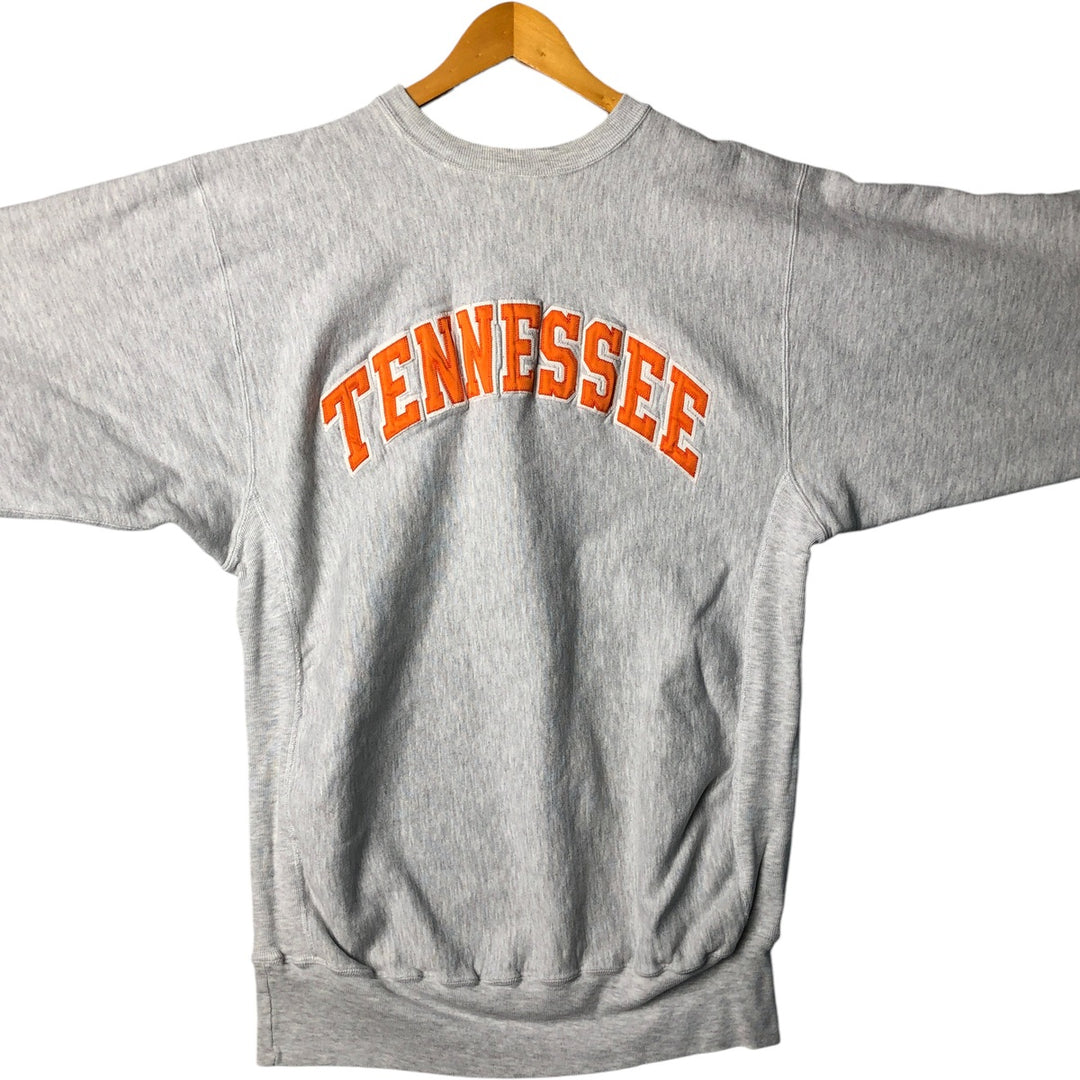 Big size 90'S Champion reverse weave embroidered tag college sweatshirt, sweatshirt, men's XXXL equivalent cotton gray type Vintage Second Hand