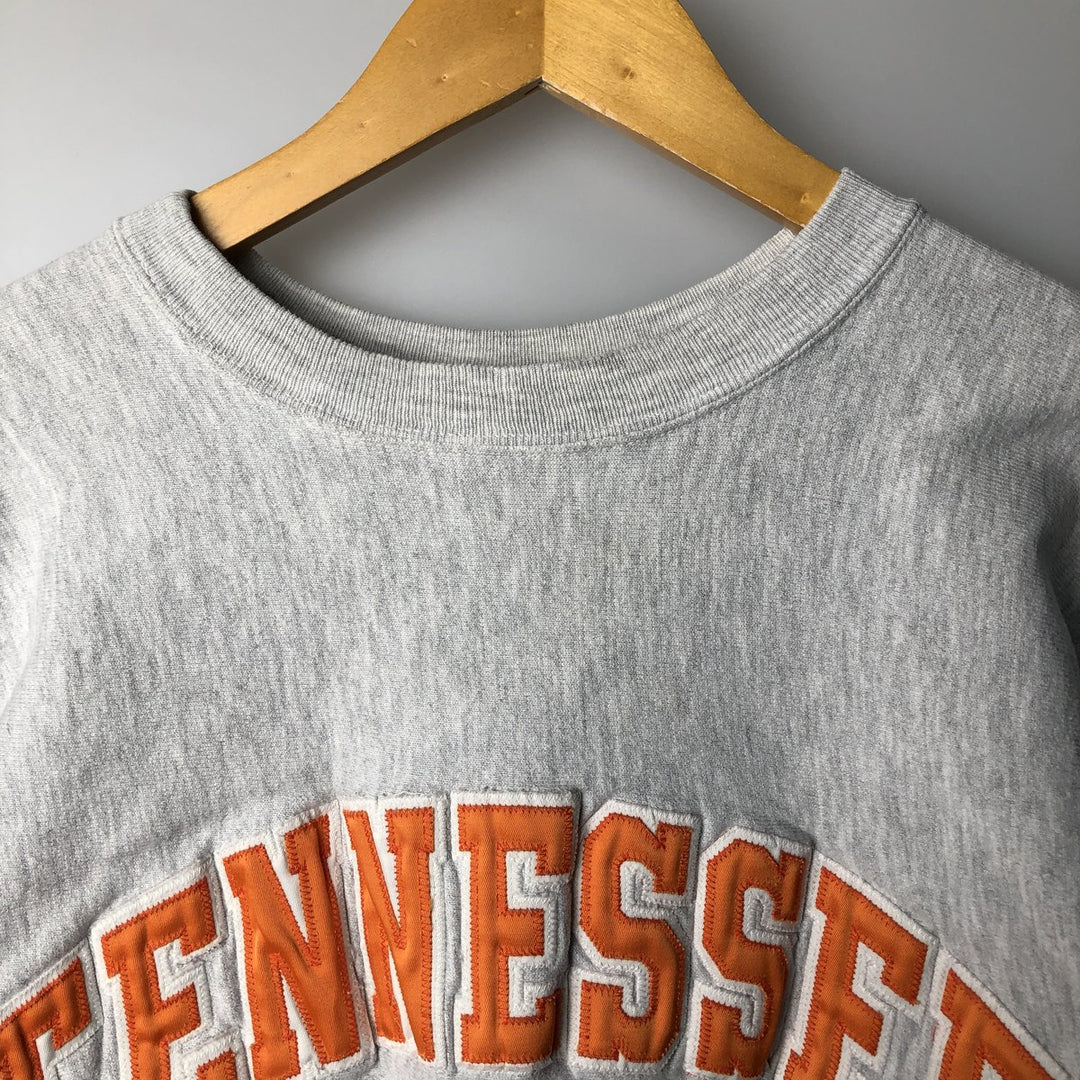 Big size 90'S Champion reverse weave embroidered tag college sweatshirt, sweatshirt, men's XXXL equivalent cotton gray type Vintage Second Hand