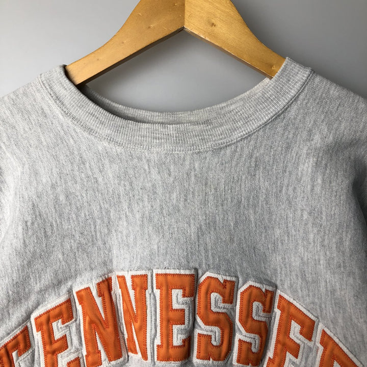 Big size 90'S Champion reverse weave embroidered tag college sweatshirt, sweatshirt, men's XXXL equivalent cotton gray type Vintage Second Hand