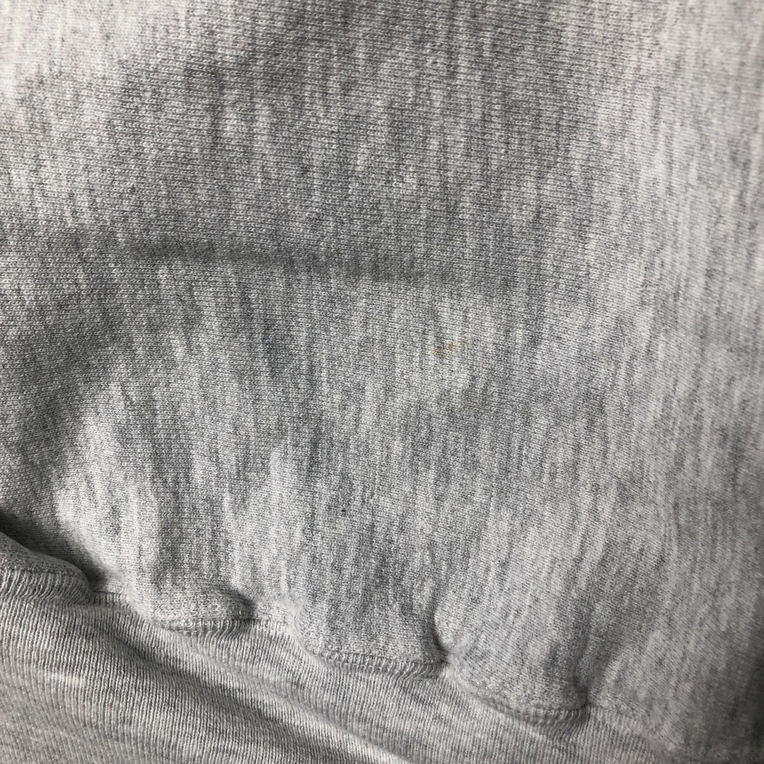 Big size 90'S Champion reverse weave embroidered tag college sweatshirt, sweatshirt, men's XXXL equivalent cotton gray type Vintage Second Hand