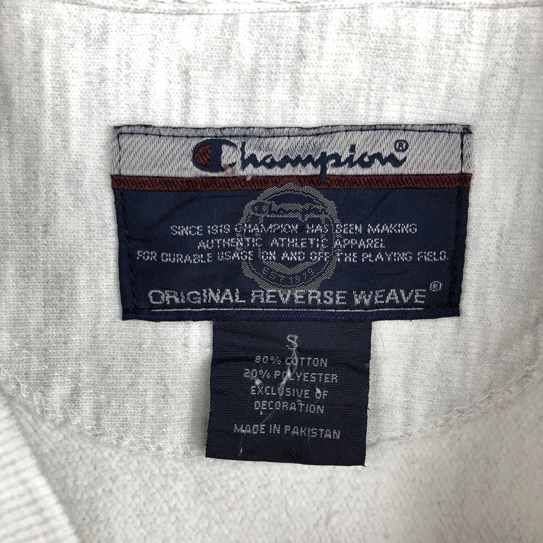 2000'S Champion Original Reverse Weave College Sweatshirt, Men's Size Small cotton gray type Vintage Second Hand