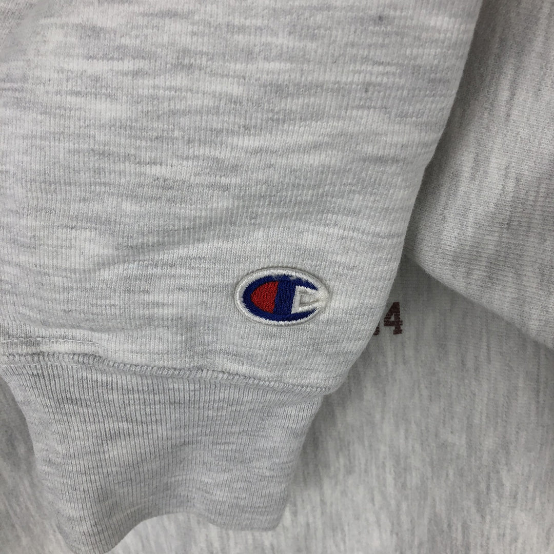 2000'S Champion Triple Print Original Reverse Weave College Sweatshirt, Men's Size Small cotton gray type Vintage Second Hand